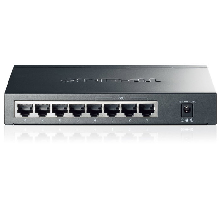 TP-Link TL-SG1008P Switch Gigabit de 8 puertos con 4 puertos PoE, Gris TP-Link TL-SG1008P Switch Gigabit de 8 puertos con 4 puertos PoE, Gris